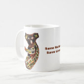 Aboriginal Art Koala Wild Animal Koffiemok (Voorkant links)