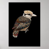 Aboriginal Art Kookaburra Poster (Voorkant)