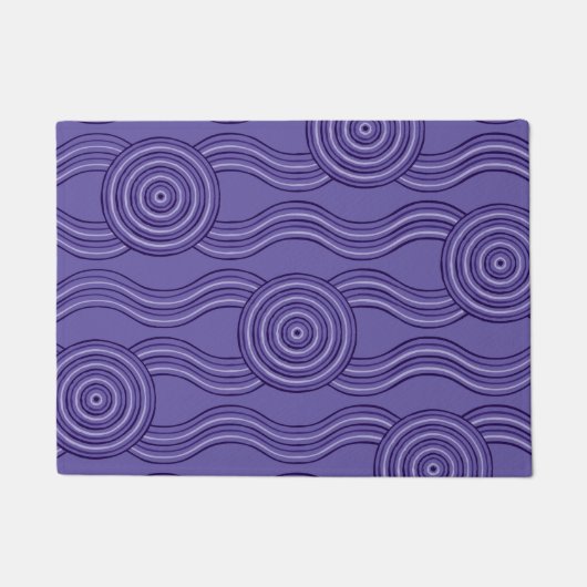 Aboriginal art melaleuca deurmat (Voorkant)