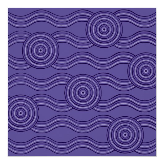 Aboriginal art melaleuca poster (Voorkant)