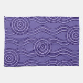 Aboriginal art melaleuca theedoek (Horizontaal)