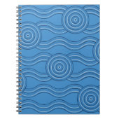 Aboriginal art oceaan notitieboek (Voorkant)