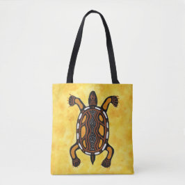 Aboriginal Art Painting van Emu Tote Bag