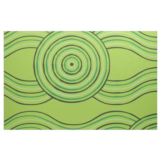 Aboriginal Art Rainforest Stof (Fat Quarter)