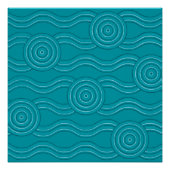 Aboriginal art reef perfect poster (Voorkant)