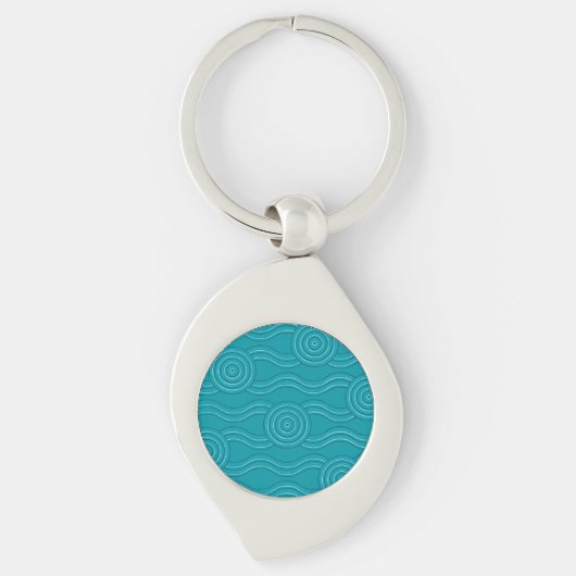 Aboriginal art reef sleutelhanger (Voorkant)