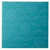 Aboriginal art reef tegeltje (Voorkant)