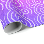 Aboriginal art style wrapping paper regenboog cadeaupapier (Rol Hoek)