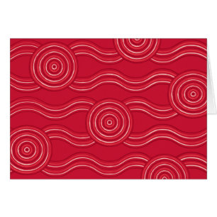 Aboriginal art waratah