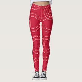 Aboriginal Art Waratah Leggings