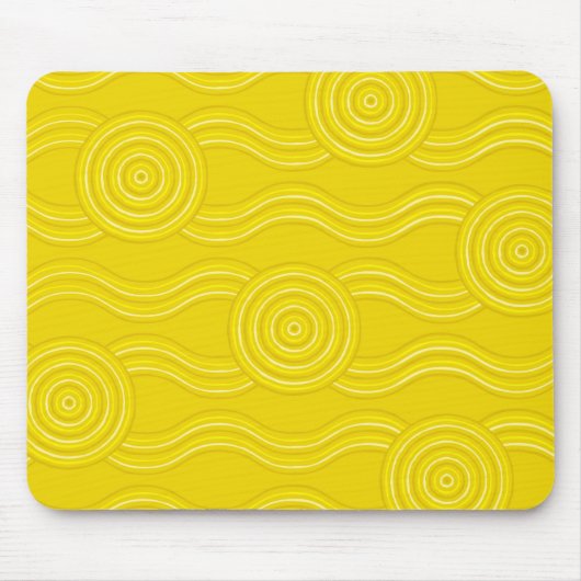 Aboriginal art wattle muismat (Voorkant)