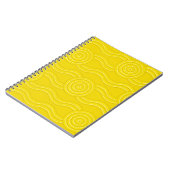 Aboriginal art wattle notitieboek (Linkerzijde)