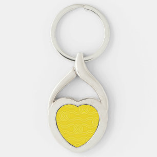 Aboriginal art wattle sleutelhanger