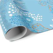 Aboriginal art Wrapping Paper Cadeaupapier (Rol Hoek)