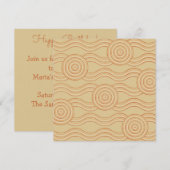 Aboriginal art zandsteen kaart (Voorkant / Achterkant)