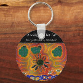 Aboriginal Artwork Sleutelhanger (Voorkant)