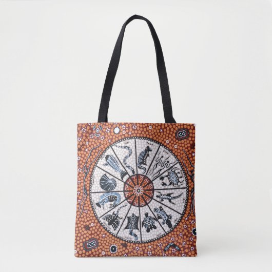 Aboriginal Astrology Canvas tas (Voorkant)