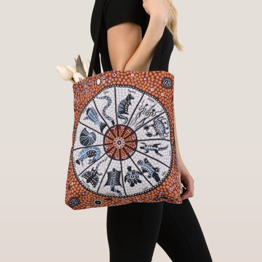 Aboriginal Astrology Canvas tas (Dichtbij)