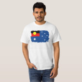Aboriginal Australia Flag T-shirt (Voorkant volledig)