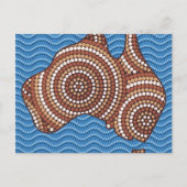Aboriginal Australia Punt schilderen Briefkaart (Voorkant)