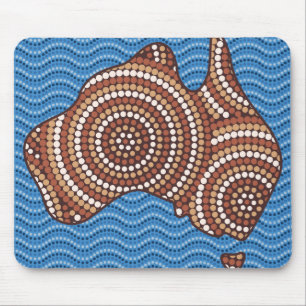 Aboriginal Australia Punt schilderen Muismat