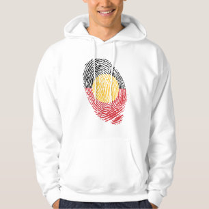 Aboriginal Australia vingerafdrukken Hoodie