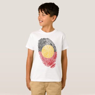Aboriginal Australia vingerafdrukken T-shirt