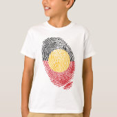 Aboriginal Australia vingerafdrukken T-shirt (Voorkant)