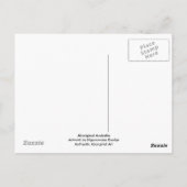 Aboriginal Australië Briefkaart (Achterkant)