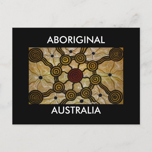Aboriginal Australië Briefkaart (Voorkant)