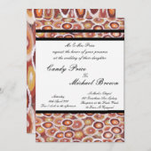 Aboriginal bruiloft uitnodiging Tribal Land (Voorkant / Achterkant)