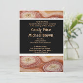 Aboriginal bruiloft uitnodiging woestijn dromen (Staand voorkant)