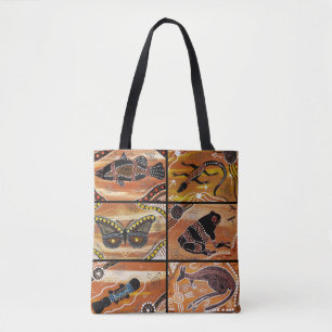 Aboriginal Collage Canvas tas