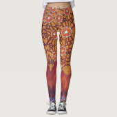 Aboriginal Dance Leggings ontwaken (Voorkant)