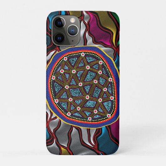 Aboriginal Design-15 iPhone / iPad case (Achterkant)