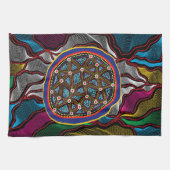 Aboriginal Design-15 Kitchen Towels Theedoek (Horizontaal)