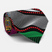 Aboriginal Design-15 Stropdas (Opgerold)