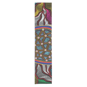 Aboriginal Design-15 Tablecloth Korte Tafelloper