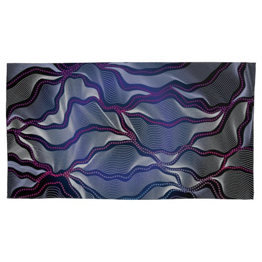 Aboriginal Design-16 Kussensloop (Voorkant-Links)