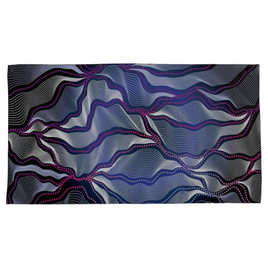 Aboriginal Design-16 Kussensloop (Voorkant-Rechts)