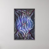 Aboriginal Design-16 uitgerekte canvas afdrukken (Voorkant)