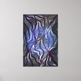 Aboriginal Design-16 uitgerekte canvas afdrukken