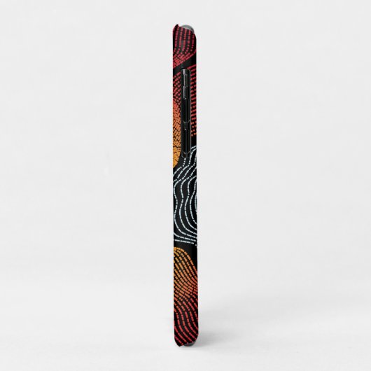Aboriginal Design-1 iPhone/iPad case (Achterkant/links)