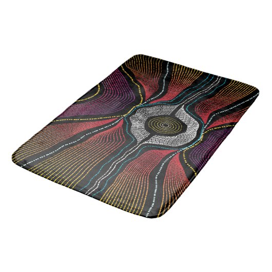 Aboriginal Design-2 badmat (Gekanteld)