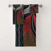 Aboriginal Design-2 handdoek (Insitu)