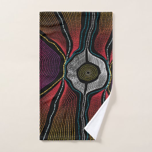 Aboriginal Design-2 handdoek (Handdoek)