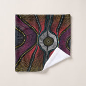 Aboriginal Design-2 handdoek (Wasdoekje)