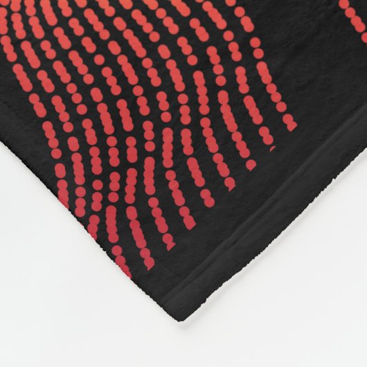 Aboriginal Design Fleece Deken (Hoek)