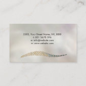 Aboriginal Dot Art style Marmer Abstract Visitekaartje (Achterkant)