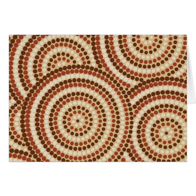 Aboriginal Dot Painting (Voorkant Horizontaal)